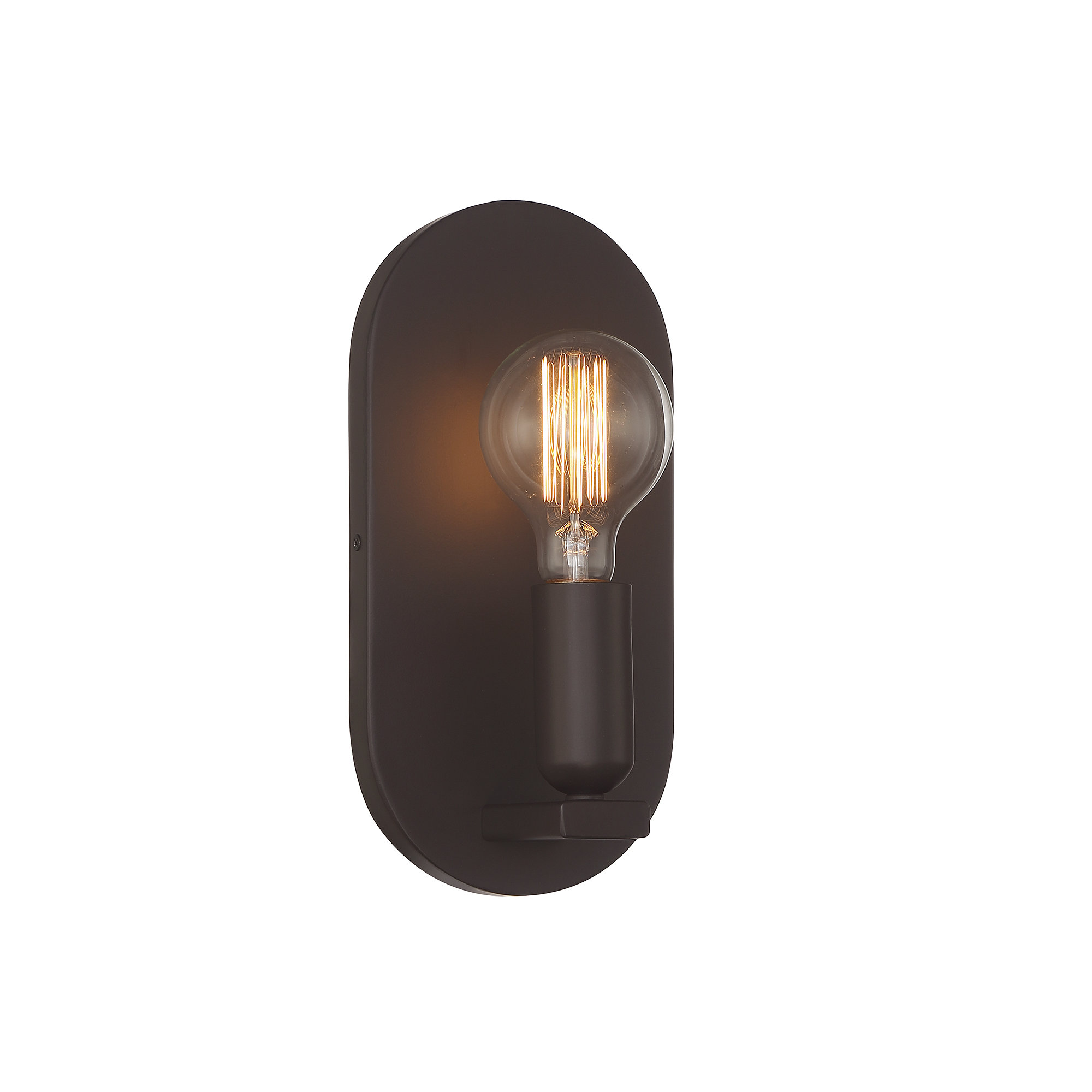 Cassi 1 - Light Dimmable Armed Sconce, Brushed Bronze