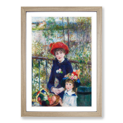 Two Sisters by Pierre-Auguste Renoir - Picture Frame Painting