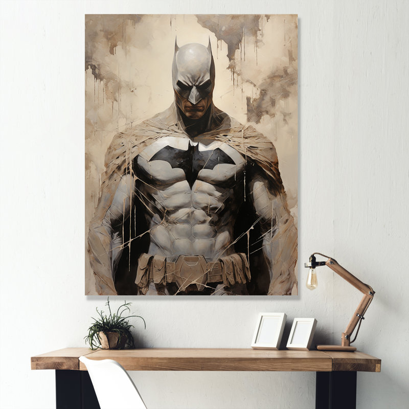 «Darkness Superheros I», reproduction d'art sur toile, Toile tendue, H 32 po x l 24 po x P 1 po