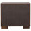 Table de chevet 2 tiroirs Polk Cappuccino