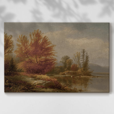 Paysages rétro-DLxxiv -Galerie enveloppée Cavas