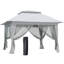 Aleston 143.3" W x 143.3" D Steel Patio Gazebo