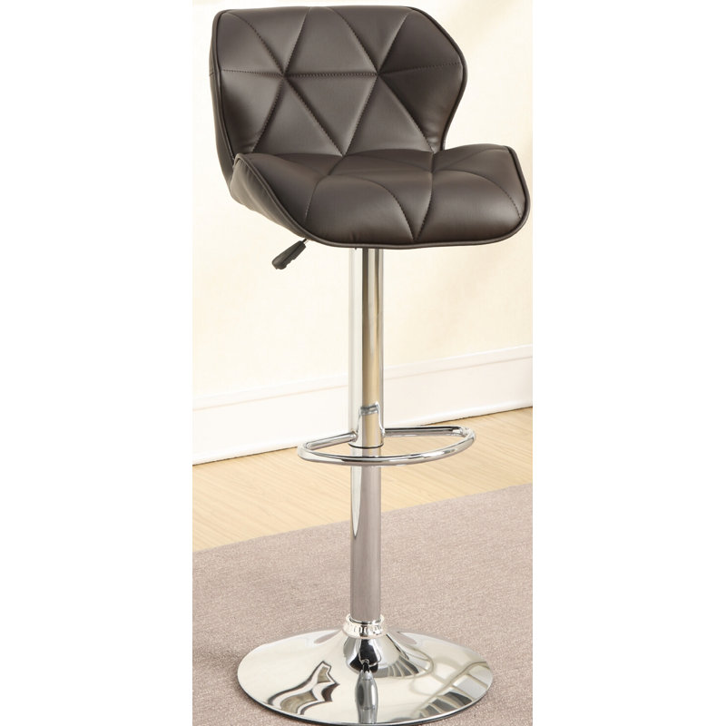 Tabouret de bar rotatif à hauteur ajustable Mcguinness, Marron foncé
