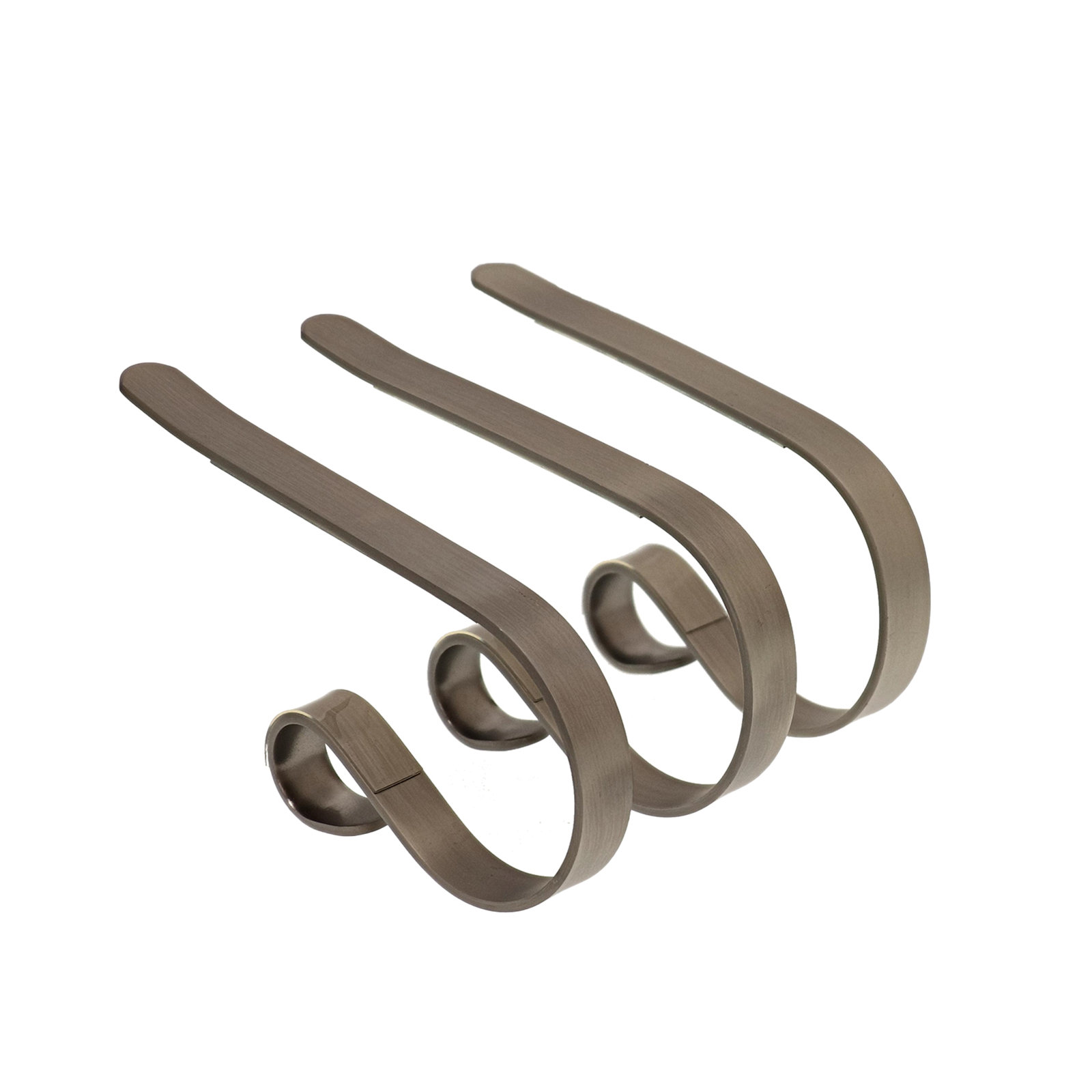 Stocking Holder, Antique Pewter