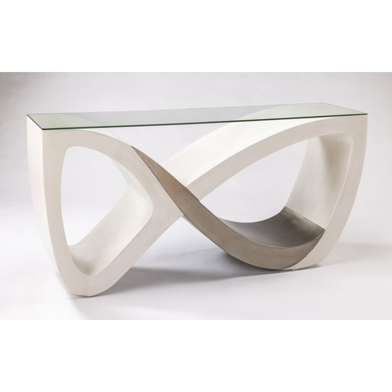 69'' W Glass Console Table