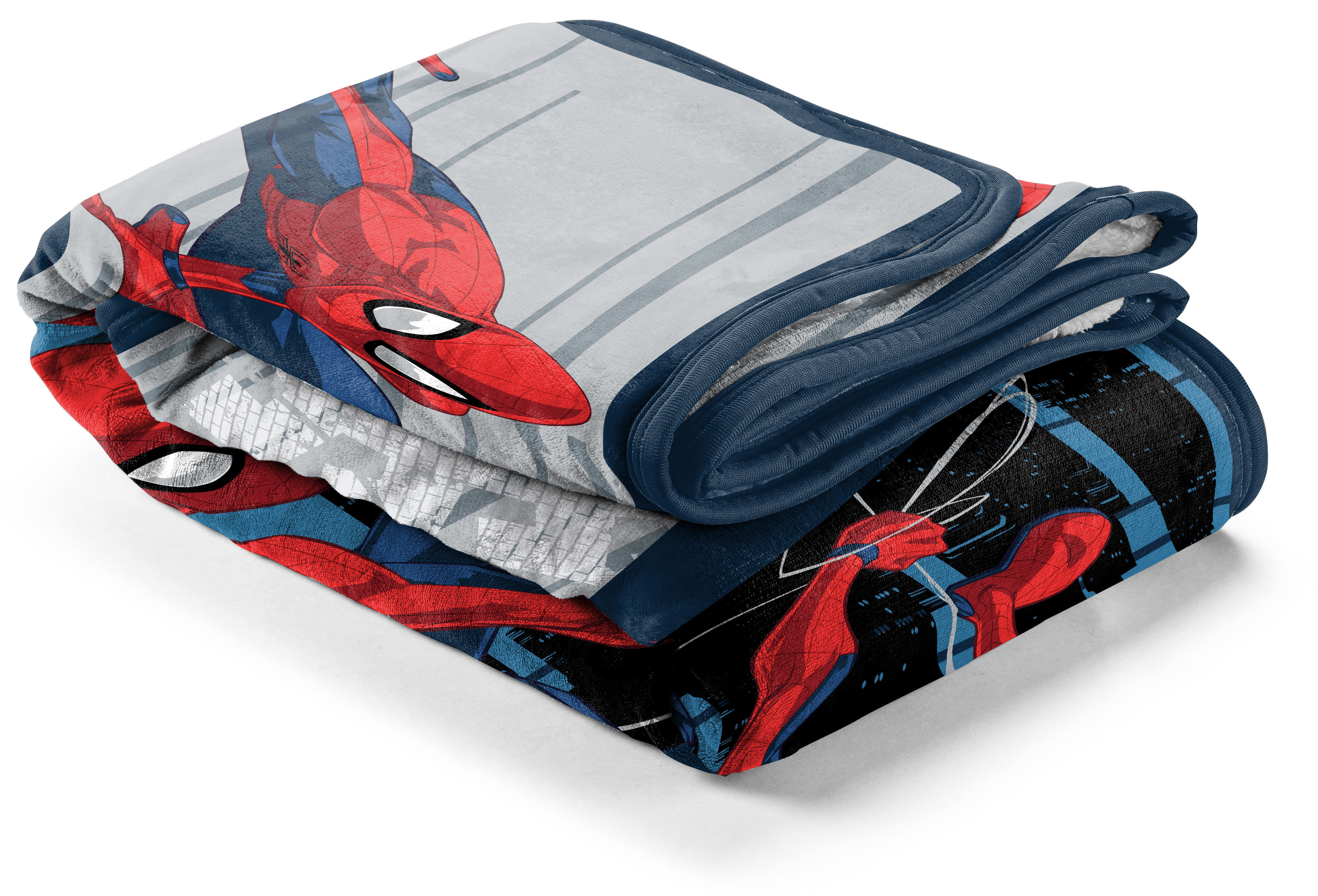 Marvel Spiderman SP-H-BLANKET-25 Couverture Polaire pour Enfant Multicolore  100 x 140 cm