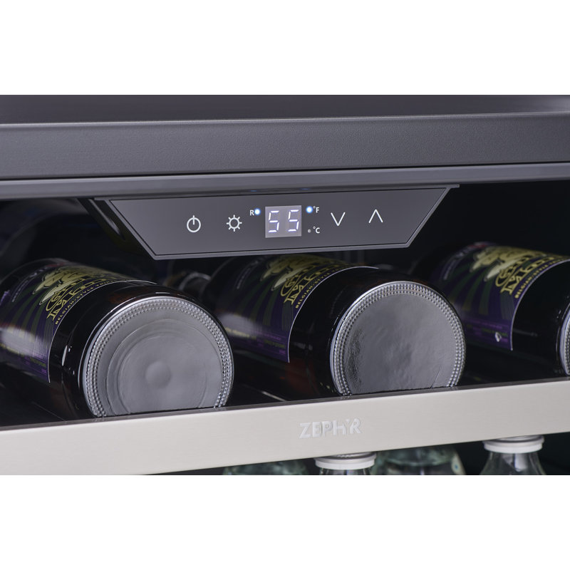 Presrv 24'' 148 Bottle Single Zone Freestanding/Built-In Wine Refrigerator