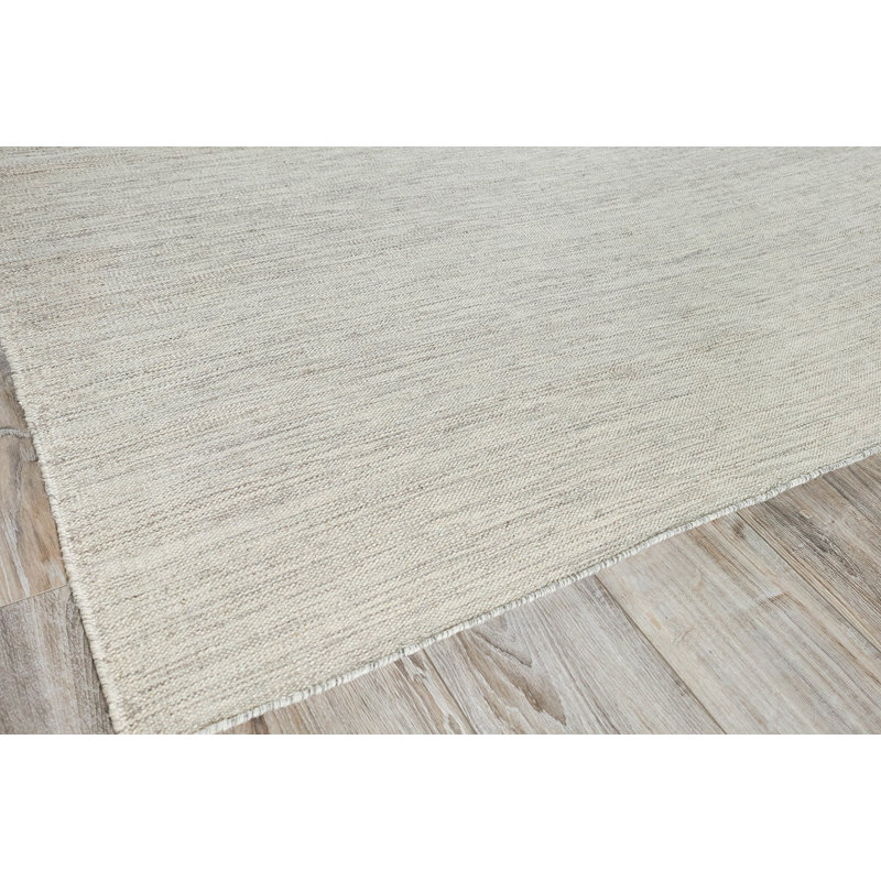 Chelsea Flatweave Wood Area Rug, Rectangle 2' x 3', Beige/Gray