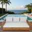 Canapé de patio 3 places avec coussin plus épais, coussins moelleux, coussins de pieds réglables et housses de coussin amovibles-652926265-652926264