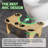 Bamboo Toilet Stool Foldable, 7 In Poop Stool For Bathroom, Portable Squatting Potty Stool For Adults & Kids, Cute Non-Slip Toilet Foot Pooping Steps, No Assembly Required