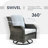 Tommy 7 - Person Patio Conversation Set with Cushions-242179074-242179075