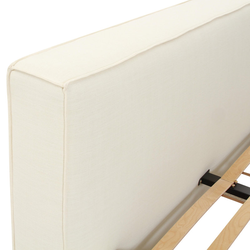 Olafur Cream Linen UK Bed, Super King (6')