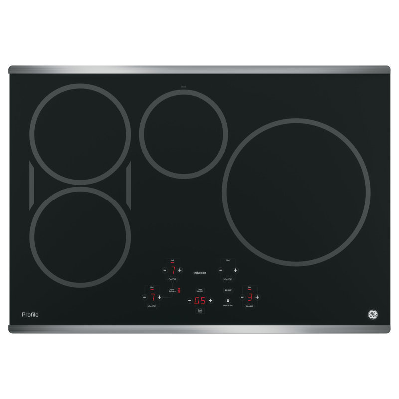 GE Profile 30" Electric Cooktop, Stainless Steel