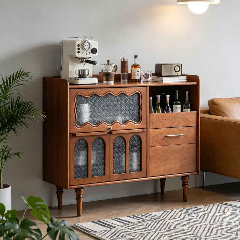 Armoire d'appoint moderne et multifonctionnelle avec rangement