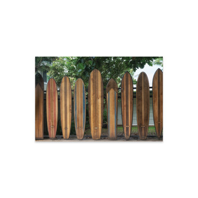 Surfboard Fence IV, reproduction sur verre acrylique