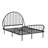Haven Queen Arched Metal Platform Bed