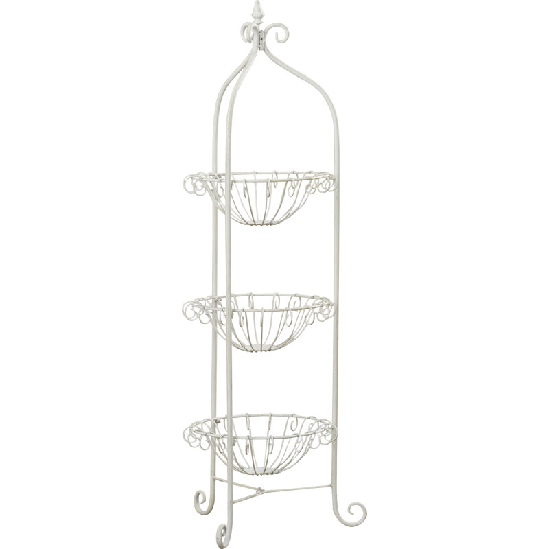 Ophelia & Co. Neuman Nickel Plated Fruit Basket