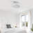 Humiston 20" 3 - Blade Enclosed Low Profile Caged with LED Lights, Dimmable LED Ceiling Fan Bladeless with Remote Control
