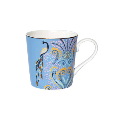 Sara Miller London, Peacock Filigree Mug