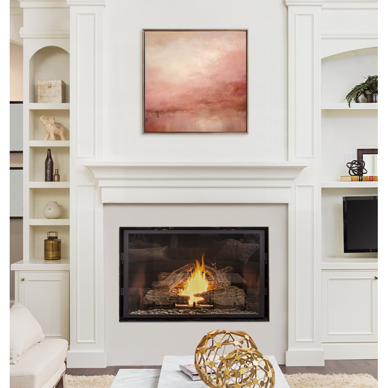 Colorful Tonal Abstract by The Creative Bunch Studio Framed Canvas Wall Art Print