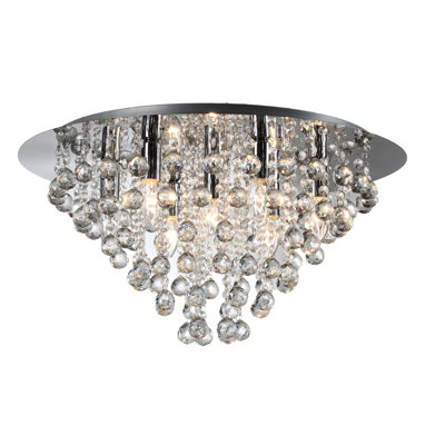 Hillview Glass LED Flush Mount