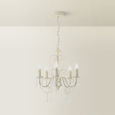 Mayflower 5 - Light Candle Style Chandelier