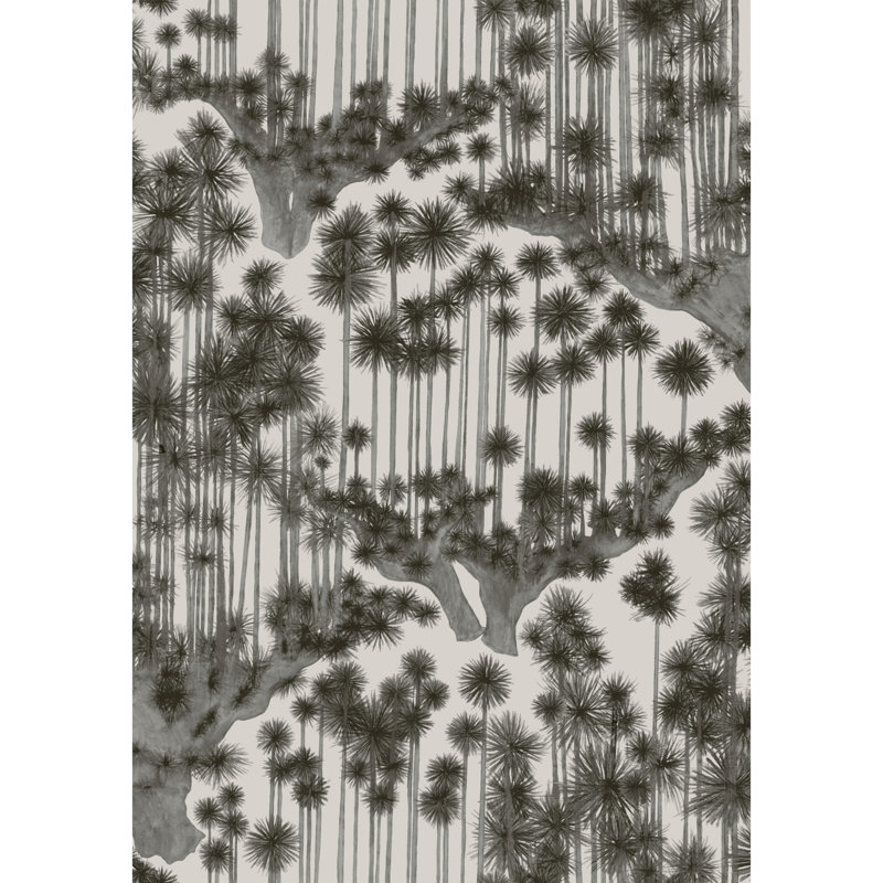Japanese Woods, Charcoal, Non-Woven