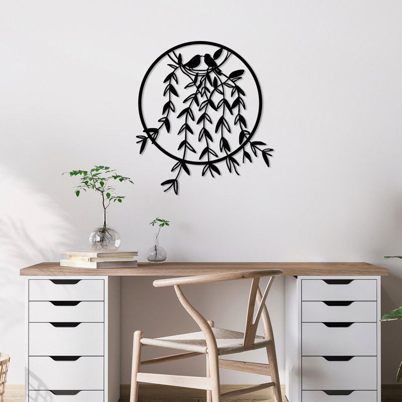 Stylish Decorative Metal Wall Accessory, 22.0 x 22.0 inches | 100% Metal Construction, Thickness: 0.06 inches | Lightweight Design, Weighs 3.1 lbs | Perfect for Home Decor, Living Room & Office Spaces, Durable & Elegant