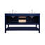 Ensemble de meuble-lavabo double 60 po Bonsai-24950005