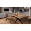 Industrial Mango Swan Finish Design Dining Table ( 3 Sizes )-1382225948-1382225951