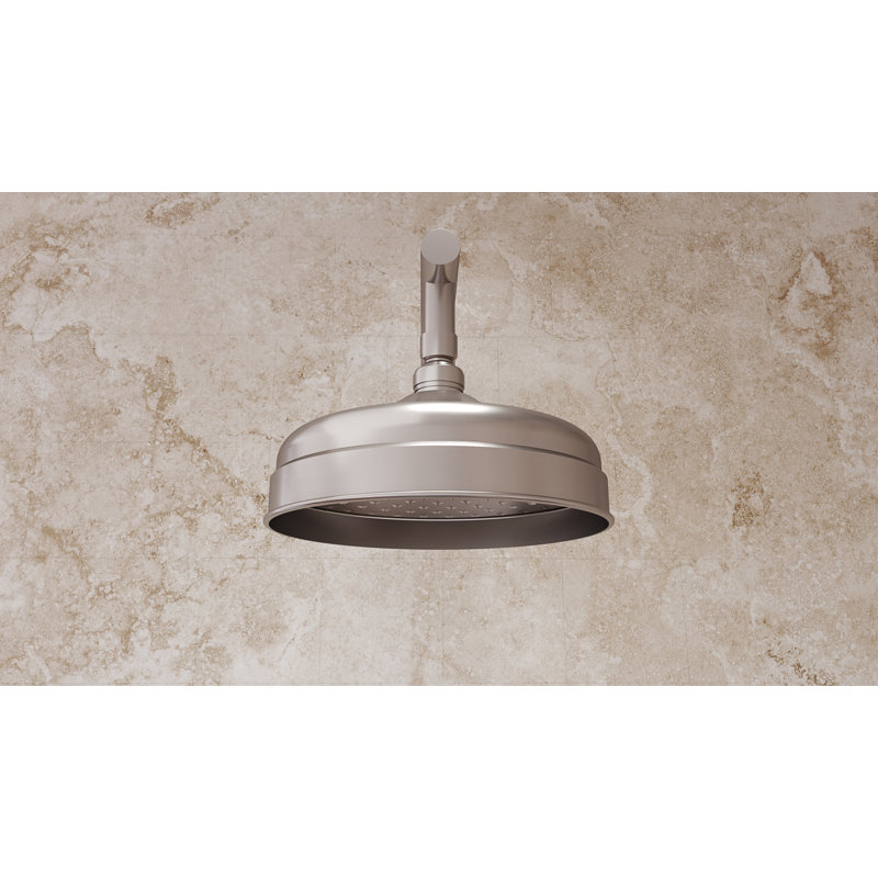 Levantine 8 in. Shower Head, Brushed Nickel, Brushed Nickel