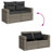  Garden Sofa Set Grey