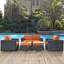 Ensemble modulaire de patio d'extérieur 5 pièces Modway Invite-38632674