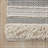 Woven Texture Stripe Bath Rug Grey 22X58"