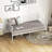 Twin Size Metal Daybed Frame Home Modern 2-in-1 Sofa Bed With Railings Heavy-duty Metal Slats Platform Bed-1134491143