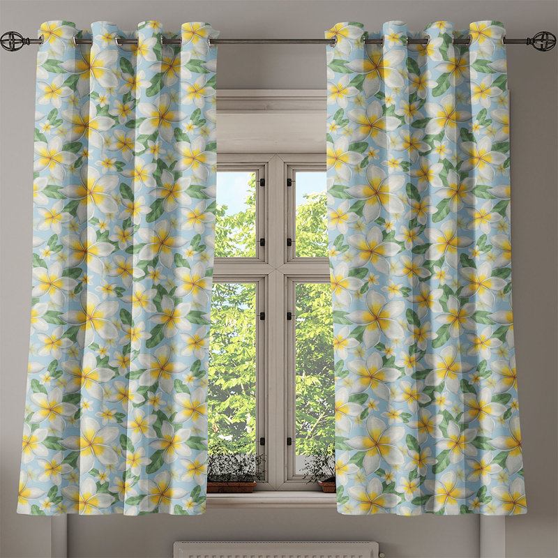 Semi Sheer Curtain Pair