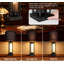 Modern Table Lamp Set Of 2 With USB Charging Ports, Nightstand Lamps With Checkered Shade, Bedside Lamps For Living Room And Bedroom, Includes Bulbs