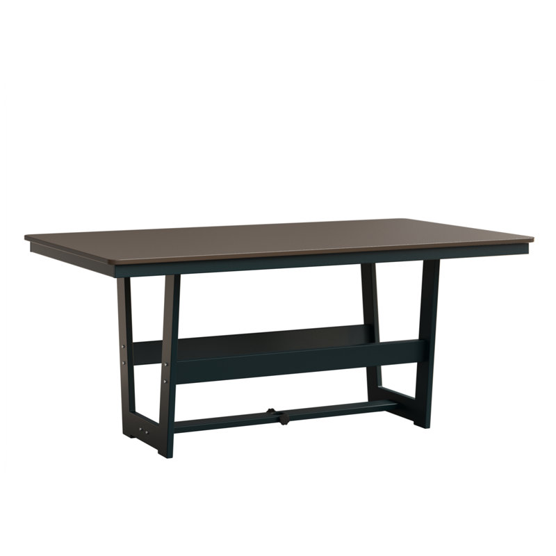 Table de salle à manger 70 po Berlin Gardens Hudson, Bronze martelé, Baie