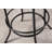 Gyu Pine Round Solid Wood Top with Steel Base Dining Table-1396523430
