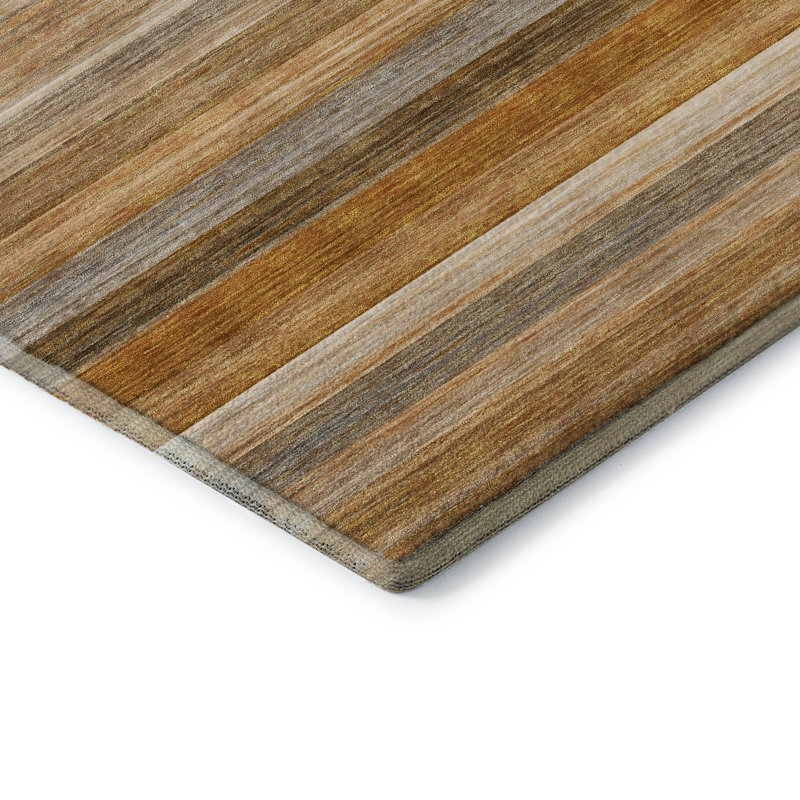 Tapis paprika Cerrito AMF535 lavable à la machine de qualité supérieure, Rectangle 1 pi 8 po x 2 pi 6 po