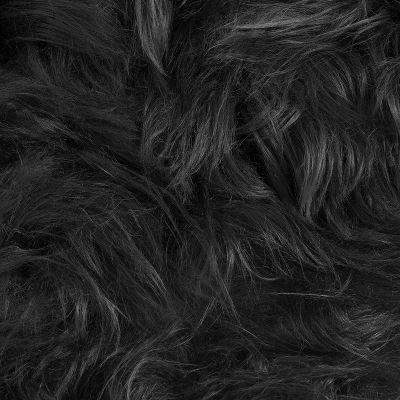Kearney Solid Colour Sheepskin Area Rug, Novelty 125 x 200cm