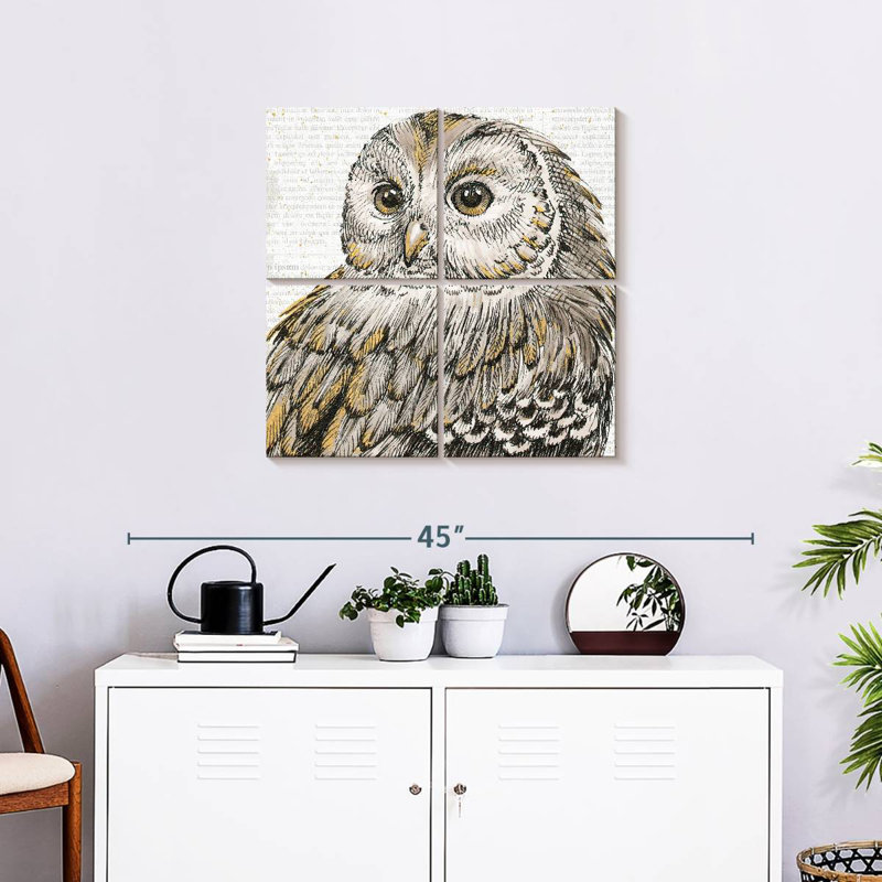 Brampt Beautiful Owls I, H 26 po x l 26 po