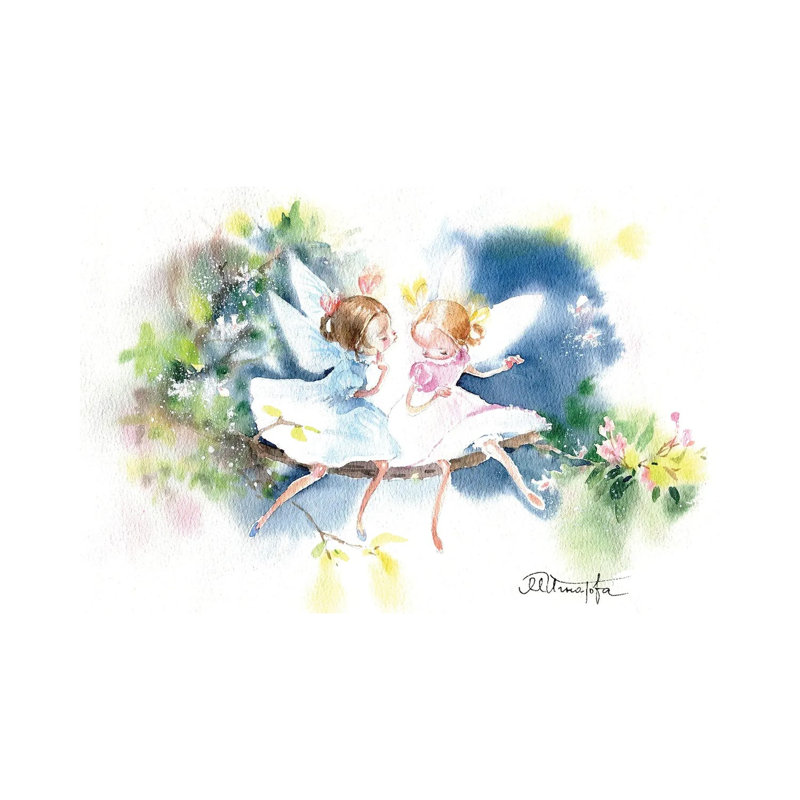 Fairies Of Good News by Marina Ignatova - Wrapped Canvas Gallery-Wrapped Canvas Giclée, 20.32 cm H x 30.48 cm W