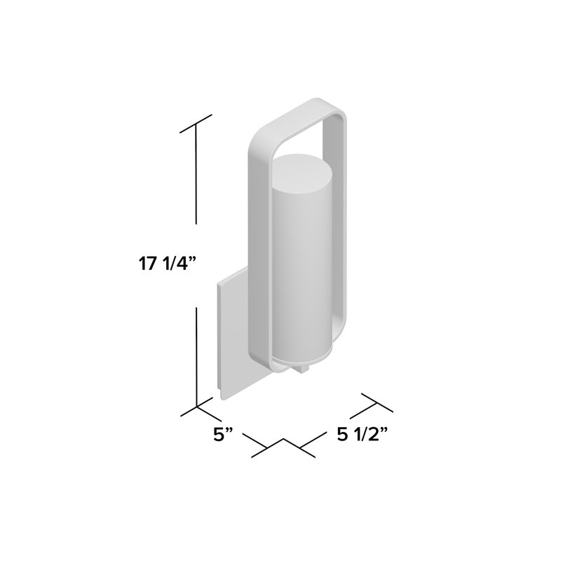 Armed Sconce, Polished Nickel