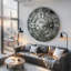 Solid Wood Wall Clock-768006800-768006824