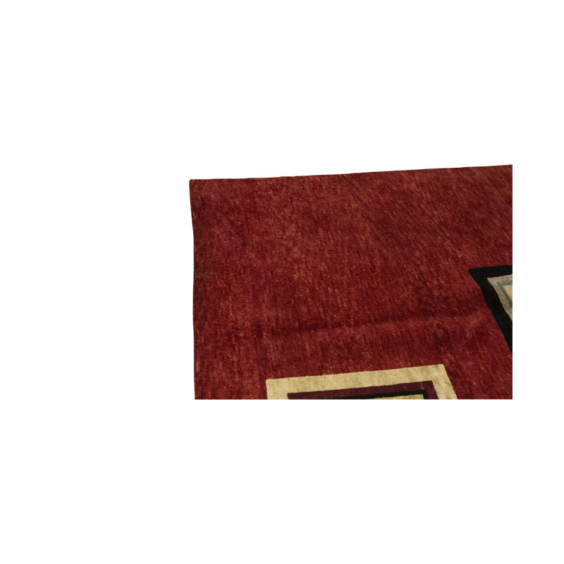 Tapis rouille de haute qualité noué à la main