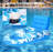 Inflatable Pool Float Adult, Pool Lounger Float Raft Floating Chair Water Floaties With Headrest & Cup Holder
