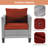 Kinsela 5 - Person Outdoor Conversation Set with Cushions-1241947898