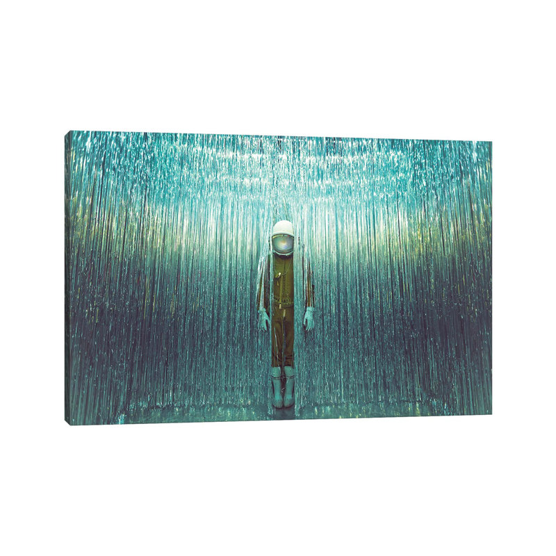 The Lonely Astronaut XIV 1 Piece Wall Art on Canvas, 66.04 cm H x 45.72 cm W x 1.91 cm D, Wrapped Canvas