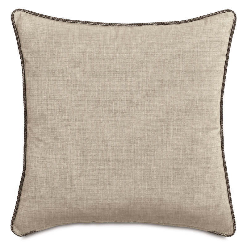 Coussin Rosecliff, Imprimé animal gris / crème, Carré 27 po